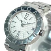 Pre-owned Stainless Steel watches Bvlgari Vintage , White , Dames