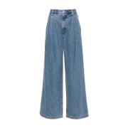 Wijde Pijp Denim Broek Agolde , Blue , Dames