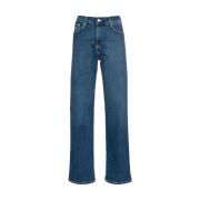 Klassieke Straight Fit Denim Jeans Tommy Jeans , Blue , Dames