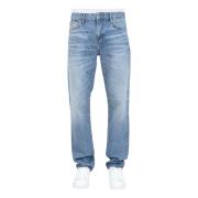 Slim Fit Denim Jeans Casual Herfst Winter Armani Exchange , Blue , Her...