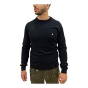 Heren Crew Neck Trui, Wol Manuel Ritz , Black , Heren