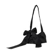 Strik-Detail Canvas Tas Cecilie Bahnsen , Black , Dames