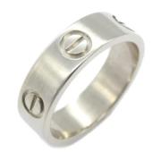 Pre-owned White Gold rings Cartier Vintage , Gray , Dames