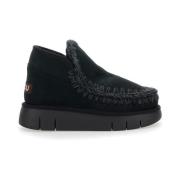 Zwarte Eskimo Sneaker Laarzen Mou , Black , Dames