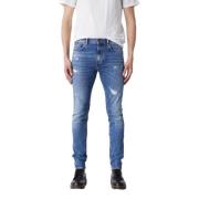 Klassieke Denim Jeans met 5 Zakken GAS , Blue , Heren