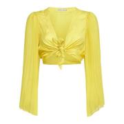 Stijlvolle Top voor Vrouwen Alice + Olivia , Yellow , Dames