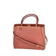 Pre-owned Leather handbags Fendi Vintage , Pink , Dames