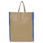 Pre-owned Leather totes Celine Vintage , Beige , Dames