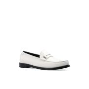 Leren penny loafers Saint Laurent , Beige , Heren