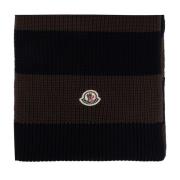 Katoenen sjaal Moncler , Brown , Heren