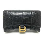 Pre-owned Leather shoulder-bags Balenciaga Vintage , Black , Dames