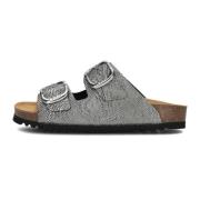 Noelle Dames Slippers Goud Suède Scholl , Gray , Dames