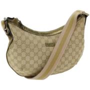 Pre-owned Canvas gucci-bags Gucci Vintage , Yellow , Dames