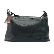 Pre-owned Leather shoulder-bags Chanel Vintage , Black , Dames