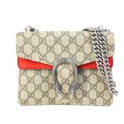 Pre-owned Canvas gucci-bags Gucci Vintage , Beige , Dames