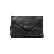 Pre-owned Leather clutches Balenciaga Vintage , Black , Dames