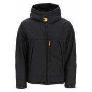 Lichte Gewatteerde Hoodie Zwart Parajumpers , Black , Heren