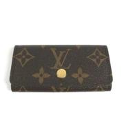 Pre-owned Canvas key-holders Louis Vuitton Vintage , Brown , Dames