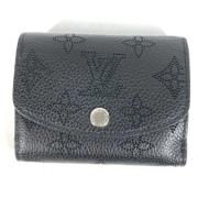 Pre-owned Leather wallets Louis Vuitton Vintage , Black , Dames