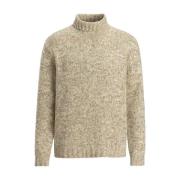 Beige Rollneck Sweater Mika Oscar Jacobson , Beige , Heren