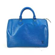 Pre-owned Leather louis-vuitton-bags Louis Vuitton Vintage , Blue , Da...