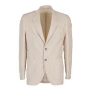 Katoen Lyocell Blouse L.b.m. 1911 , Beige , Heren