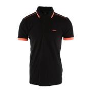 Klassiek Zwart Katoenen Poloshirt Hugo Boss , Black , Heren