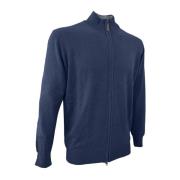 Zip Sweater Cashmere Company , Blue , Heren