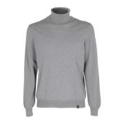 Turtleneck Sweater Fay , Gray , Heren