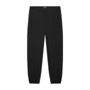 Zwarte wollen weefjoggers Dondup , Black , Dames