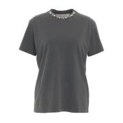 Grijze T-shirts & Polos Aw24 Golden Goose , Gray , Dames