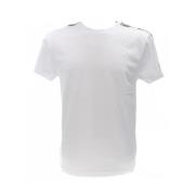 Witte Katoenen T-shirt Love Moschino , White , Heren