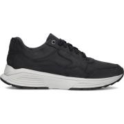 Blauwe Suède Sneakers voor Dames Xsensible , Black , Heren