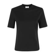 Basis Mock Neck Tee Filippa K , Black , Dames