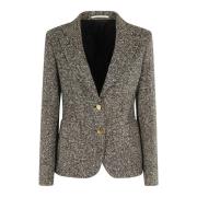 Elegante Blazer voor Vrouwen Tagliatore , Multicolor , Dames