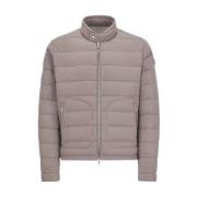 Korte Donsjas Beige Moncler , Brown , Heren