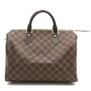 Pre-owned Canvas louis-vuitton-bags Louis Vuitton Vintage , Brown , Da...