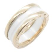 Pre-owned Rose Gold rings Bvlgari Vintage , White , Dames