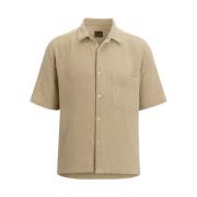 Regular Fit Beige Overhemd Turn-down Kraag Oscar Jacobson , Beige , He...