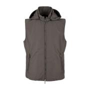 Waterdichte Gewatteerde Vest met Ritssluiting Moorer , Gray , Heren