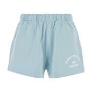 Lichtblauwe Disco Shorts Sporty & Rich , Blue , Dames