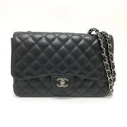 Pre-owned Leather chanel-bags Chanel Vintage , Black , Dames