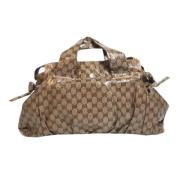 Pre-owned Canvas gucci-bags Gucci Vintage , Beige , Dames