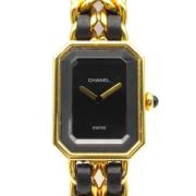 Pre-owned Stainless Steel watches Chanel Vintage , Black , Dames