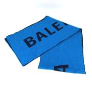 Pre-owned Wool scarves Balenciaga Vintage , Blue , Heren