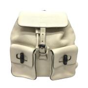 Pre-owned Canvas gucci-bags Gucci Vintage , White , Dames