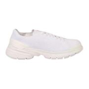 Witte Bolt Sneakers van Technische Stof Neil Barrett , White , Heren