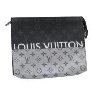 Pre-owned Canvas clutches Louis Vuitton Vintage , White , Dames