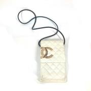 Pre-owned Leather chanel-bags Chanel Vintage , Beige , Dames