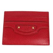 Pre-owned Leather wallets Balenciaga Vintage , Red , Dames